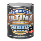Hammerite Ultima metaallak hoogglans 750ml Zwart RAL9005