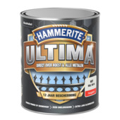 Hammerite Ultima metaallak 750ml hoogglans wit RAL9016