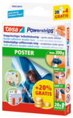 Tesa Powerstrip posterstrip wit (20 stuks)