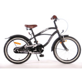 Volare Black Cruiser kinderfiets zwart 18 inch