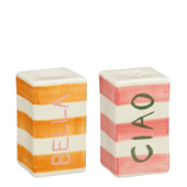 Bliss peper en zoutstel roze geel - l5xb5xh8,5cm