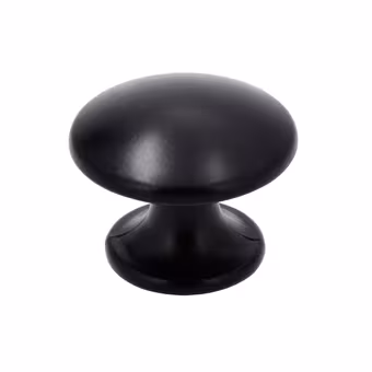 Knop Sophia zwart 25mm