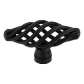 Knop Claire zwart 51mm