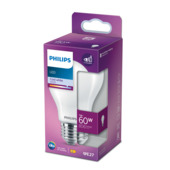 Philips LED peer E27 60W wit mat niet dimbaar