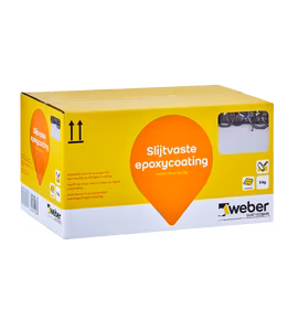 Weber epoxycoating slijtvast RAL 7035 lichtgrijs