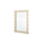 Spiegel beige met randjes