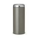 Brabantia Prullenbak Touch Bin 30L Platinum