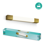 Philips Rover wandlamp vierkant 5 W IP44 messing