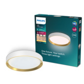 Philips plafonnière Hanno zwart met scene switch 24W