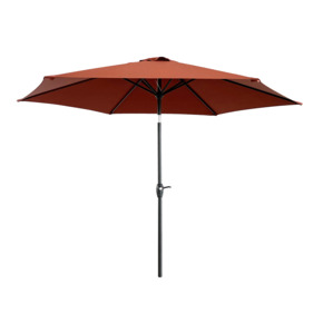 Handson parasol Florida terracotta Arabian spice rond Ø 270 cm