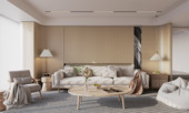Lattenwand flexibel licht eiken 260x52,5 cm, dikte 6,5 mm - 2 stuks per pak