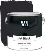 KARWEI muurverf RAL 9005 jet black mat 2,5 liter