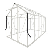 Royal Well Kate III kweekkas aluminium wit 6,0 m²