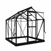 Royal Well Mary I kweekkas aluminium zwart 4,71 m²