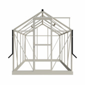 Royal Well Mary II kweekkas full option aluminium wit 6,0 m²