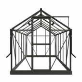Royal Well Mary IV kweekkas aluminium groen/grijs 8,91 m²