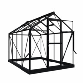 Royal Well Mary II kweekkas aluminium zwart 6,17 m²