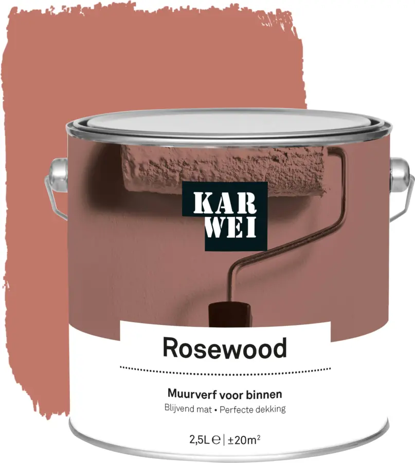 KARWEI muurverf Rosewood mat 2,5 liter