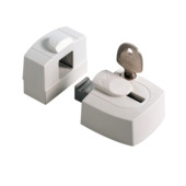 AXA Oplegslot voor raam SKG 1-ster binnendraaiend wit