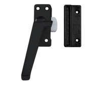 AXA Raamsluiting met drukknop links zwart