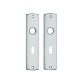 AXA langschild binnendeur aluminium kruk/sleutel 55 mm
