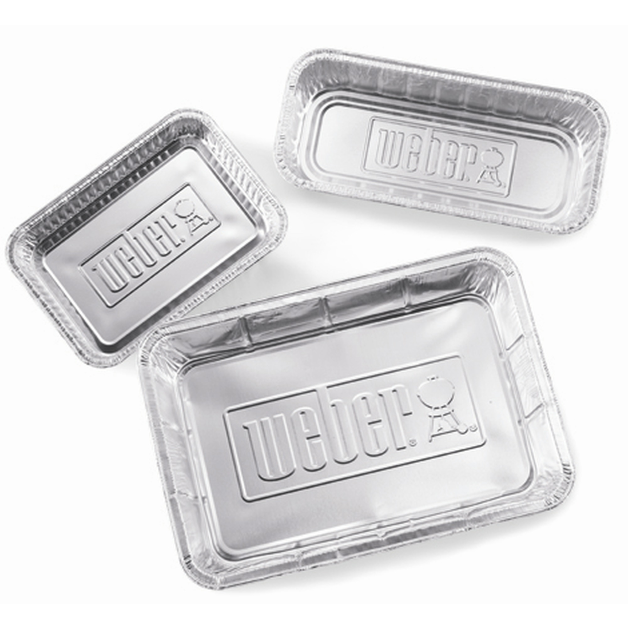 Weber Aluminium Lekbakjes Extra Groot weber kopen in de aanbieding