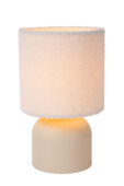 Lucide WOOLLY tafellamp Ø16 cm Beige