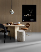 Lattenwand Melbourne 260x52 cm licht eiken, dikte 9,7 mm 2 stuks per pak