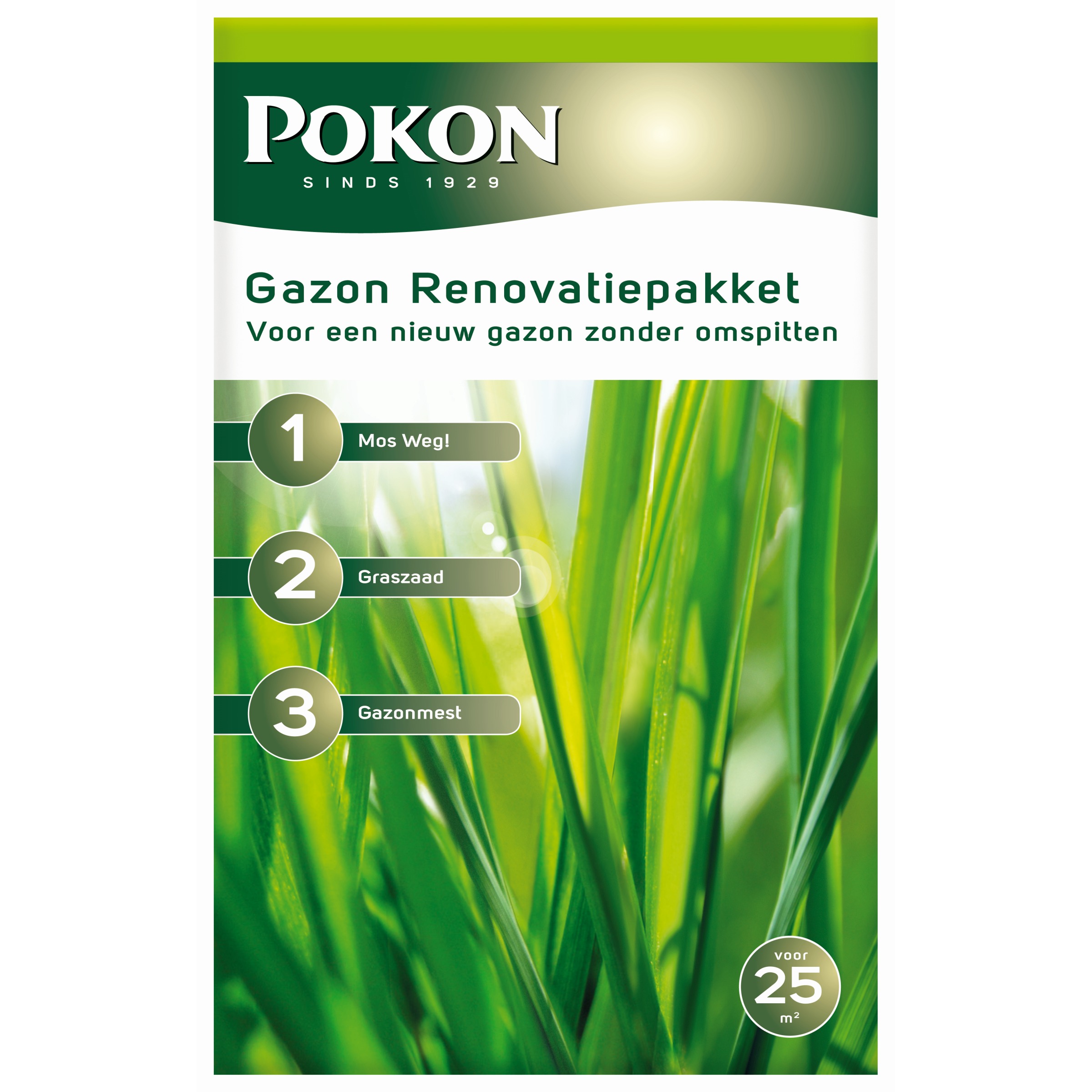 Pokon Gazon Renovatiepakket 3 In 1 pokon kopen in de aanbieding