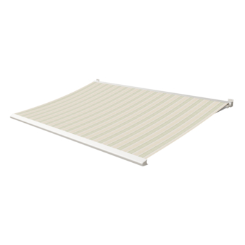 Knikarmscherm Calando streep groen/crème (kleurnr. 8614) op maat