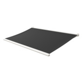 Knikarmscherm Calando effen zwart (kleurnr. 6028) op maat