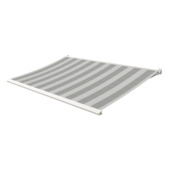 Knikarmscherm Calando streep grijs (kleurnr. T212) op maat