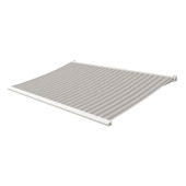 Knikarmscherm Calando streep grijs (kleurnr. 320893) op maat