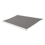 Knikarmscherm Calando streep grijs (kleurnr. D308) op maat