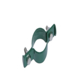 Giardino middenklem plastiek voor ronde tuinpaal groen 48 mm
