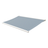 Knikarmscherm Calando streep blauw (kleurnr. 320553) op maat