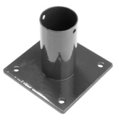 Giardino voet voor ronde tuinpaal antraciet 48 mm