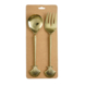 Slabestek goud 2 stuks - l30xb7xh2cm