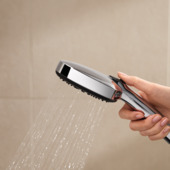 Grohe Douchesysteem Vitalio Comfort 250 met thermostaatkraan, Max. 8,0L/M Bij 3 Bar - Chroom - hartafstand kraan 15 cm