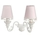 KARWEI wandlamp Puck wit-roze