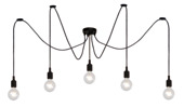 Lucide hanglamp Fix Multiple Pendel zwart 200x400 cm (hxb)