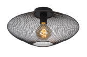 Lucide Mesh Plafonnière zwart