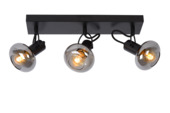 Lucide Madee Plafondspot zwart 3x