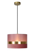 Lucide hanglamp Extravaganza Tusse roze Ø30 cm