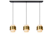Lucide hanglamp Firmin mat goud/messing 110x20 cm (lxb)