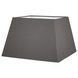 Lampenkap vierkant schuin zwart 30 cm