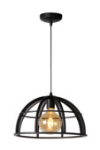 Lucide hanglamp Dikra zwart Ø40 cm