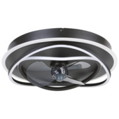 Eglo plafondventilator Namori met lamp 36W zwart