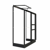 Royal Well Emma I muurkas aluminium zwart 0,91 m²