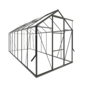 Royal Well Kate V kweekkas aluminium groengrijs 8,33 m²